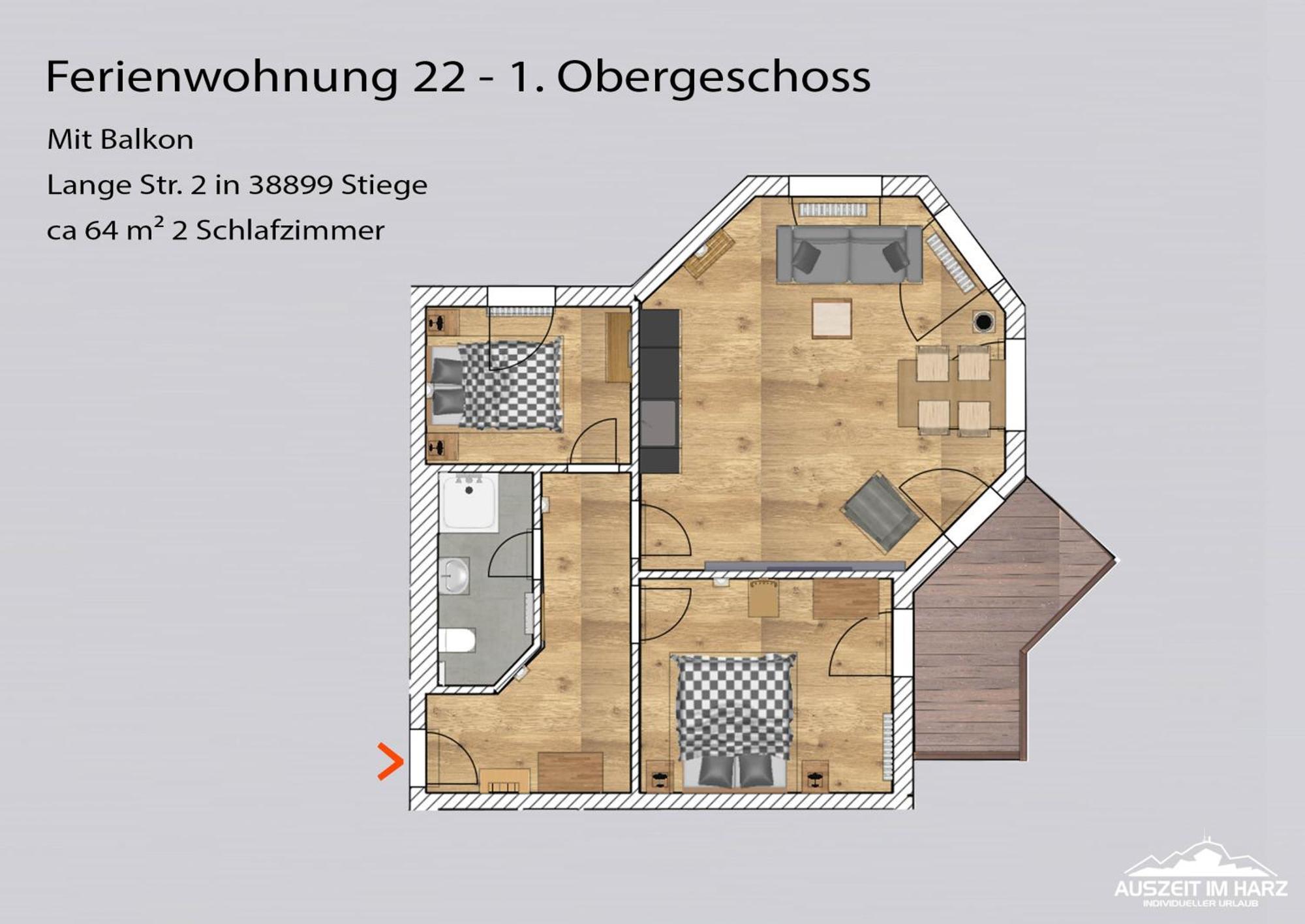 Auszeit-Im-Harz Haus 5 Wohnung 22 Stiege Экстерьер фото